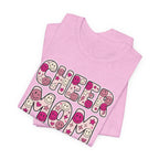 Cheer Mom Smiley Face T-Shirt
