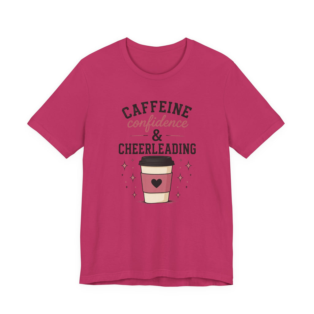 Caffeine Confidence & Cheerleading T-Shirt