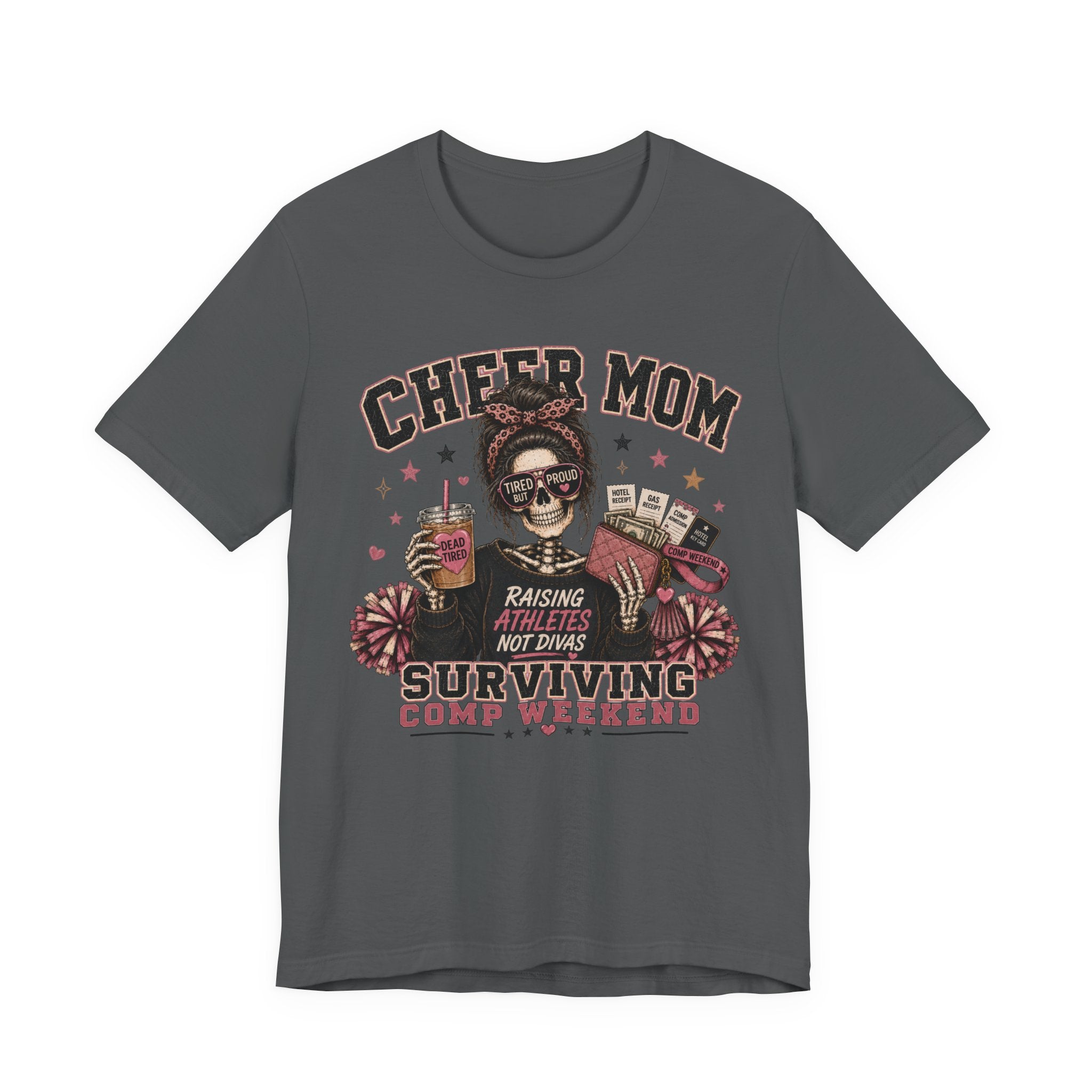 Cheer Mom Skeleton T-Shirt