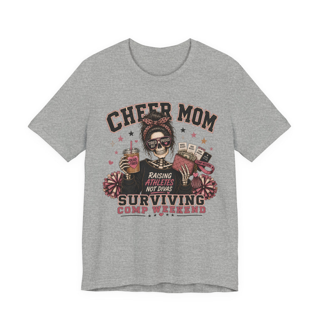 Cheer Mom Skeleton T-Shirt