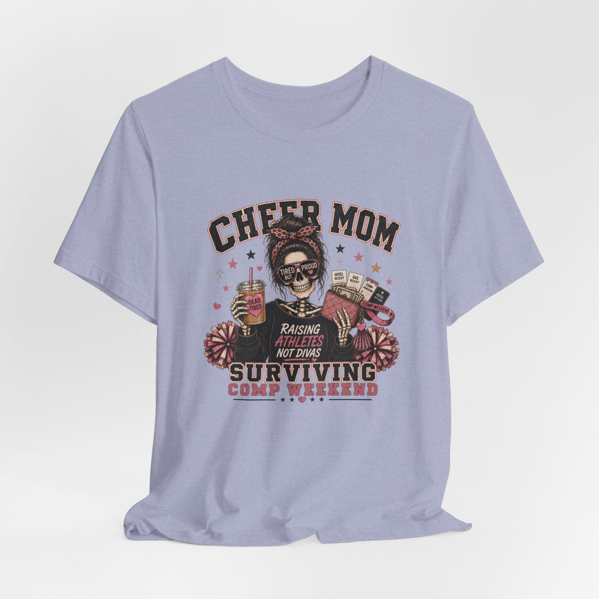 Cheer Mom Skeleton T-Shirt