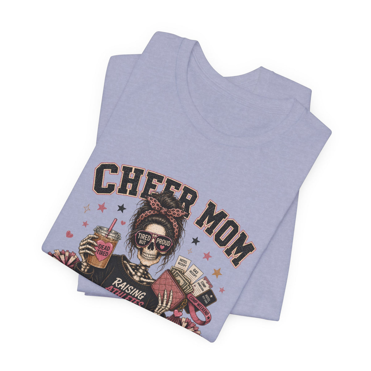 Cheer Mom Skeleton T-Shirt