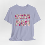 Cheer Mom Smiley Face T-Shirt