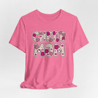 Cheer Mom Smiley Face T-Shirt
