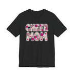 Cheer Mom Smiley Face T-Shirt