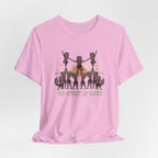 We Stunt at Dawn-Pyramid T-Shirt
