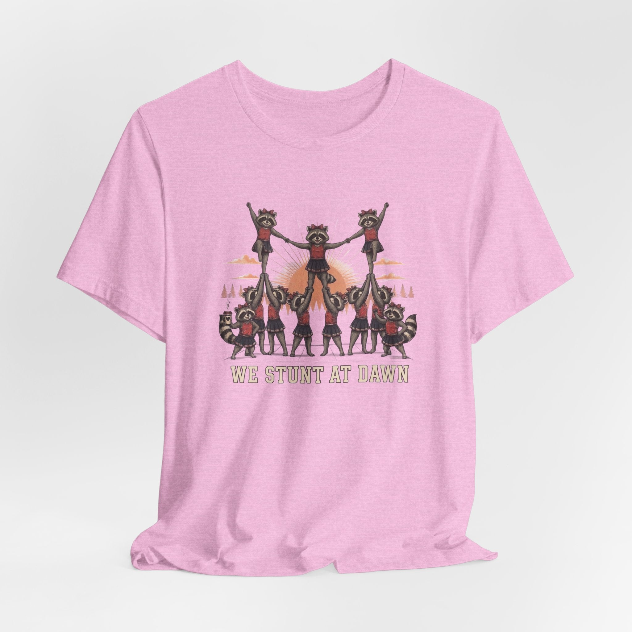 We Stunt at Dawn-Pyramid T-Shirt
