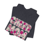Cheer Mom Smiley Face T-Shirt