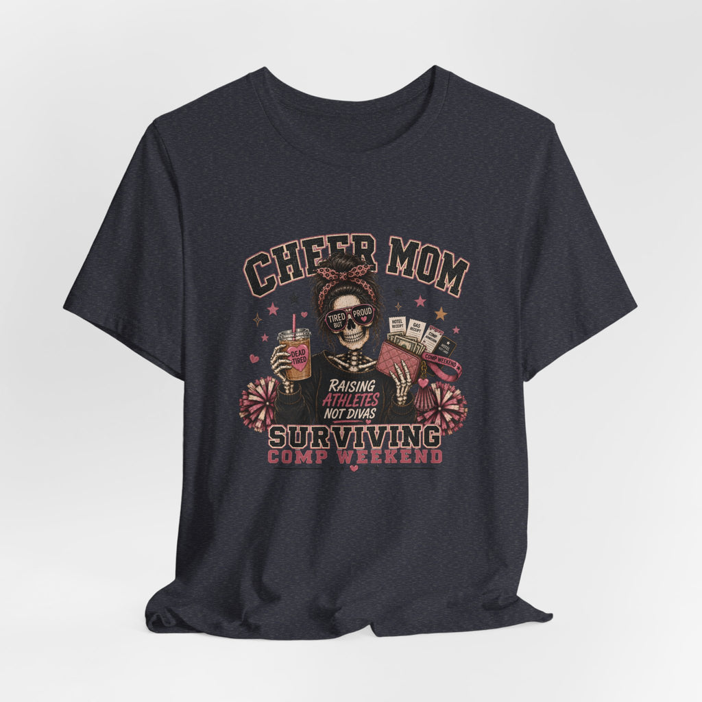 Cheer Mom Skeleton T-Shirt