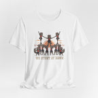 We Stunt at Dawn-Pyramid T-Shirt