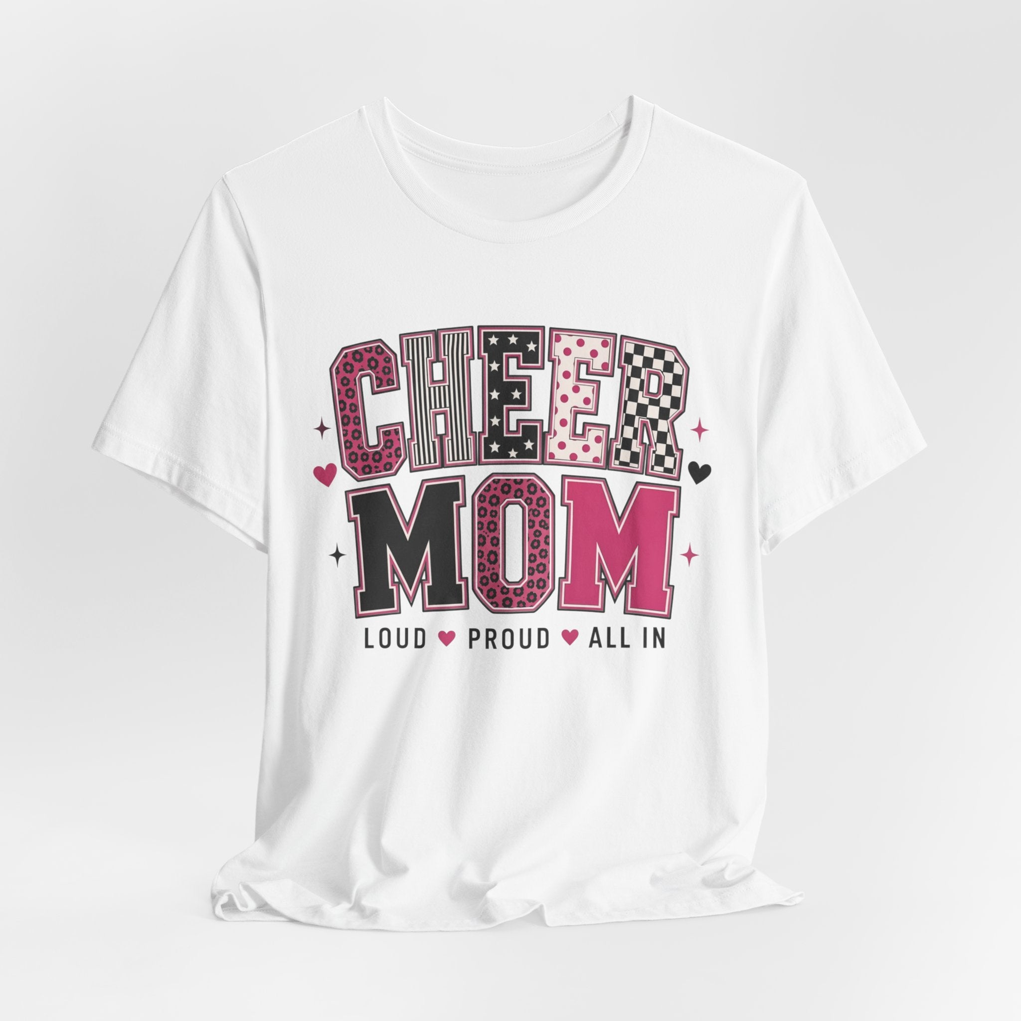 Cheer Mom Loud Proud All In T-Shirt