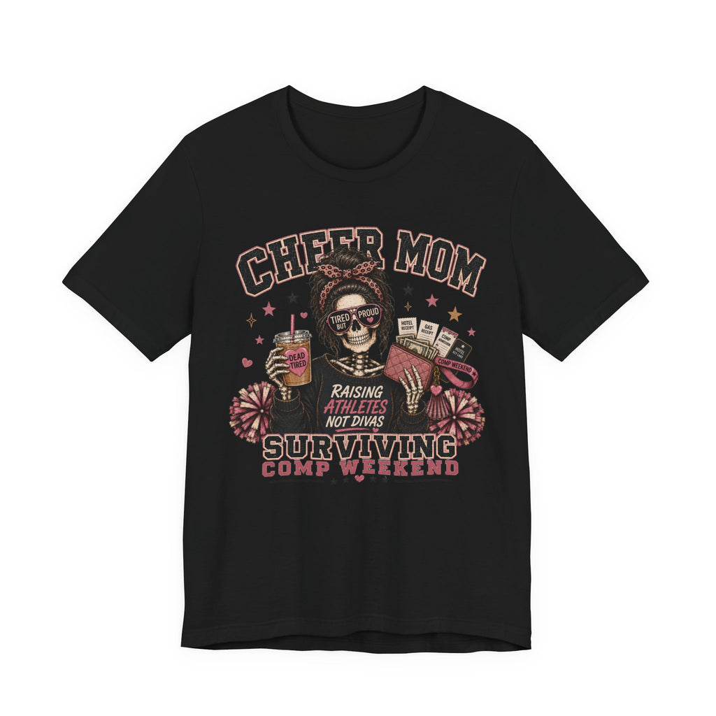 Cheer Mom Skeleton T-Shirt