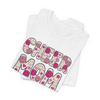 Cheer Mom Smiley Face T-Shirt