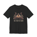 We Stunt at Dawn-Pyramid T-Shirt
