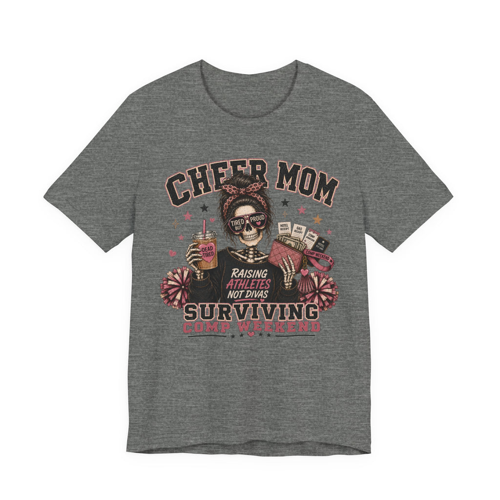 Cheer Mom Skeleton T-Shirt