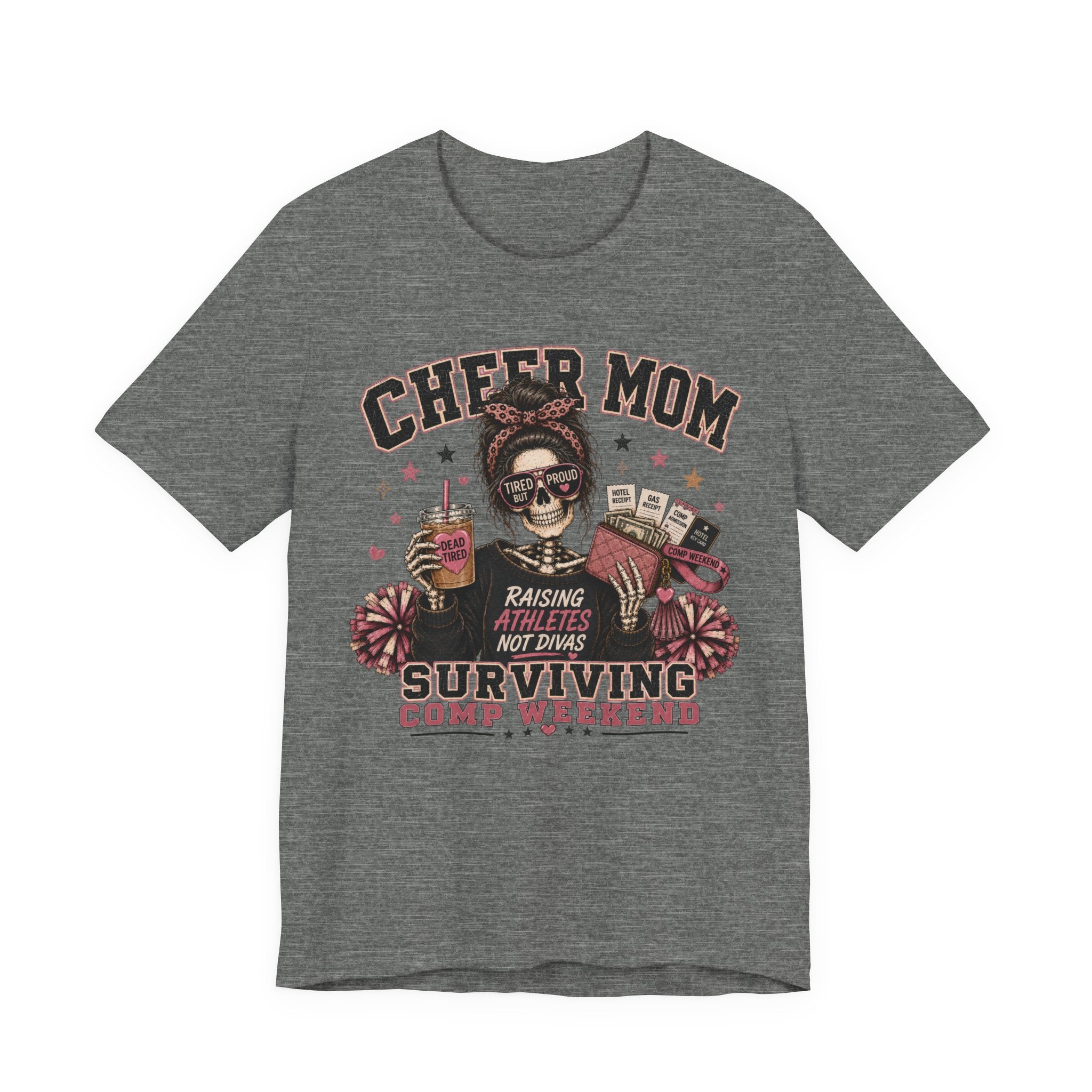 Cheer Mom Skeleton T-Shirt
