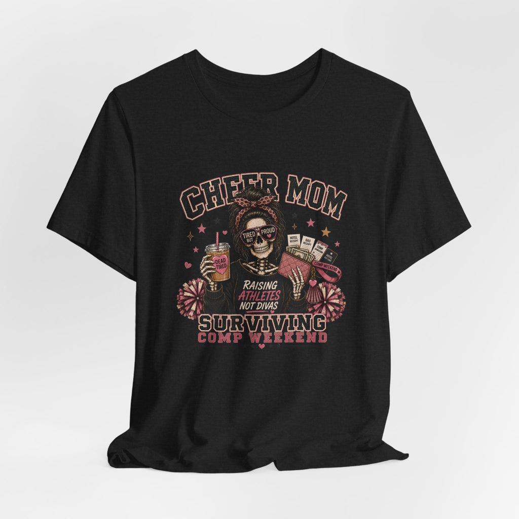 Cheer Mom Skeleton T-Shirt