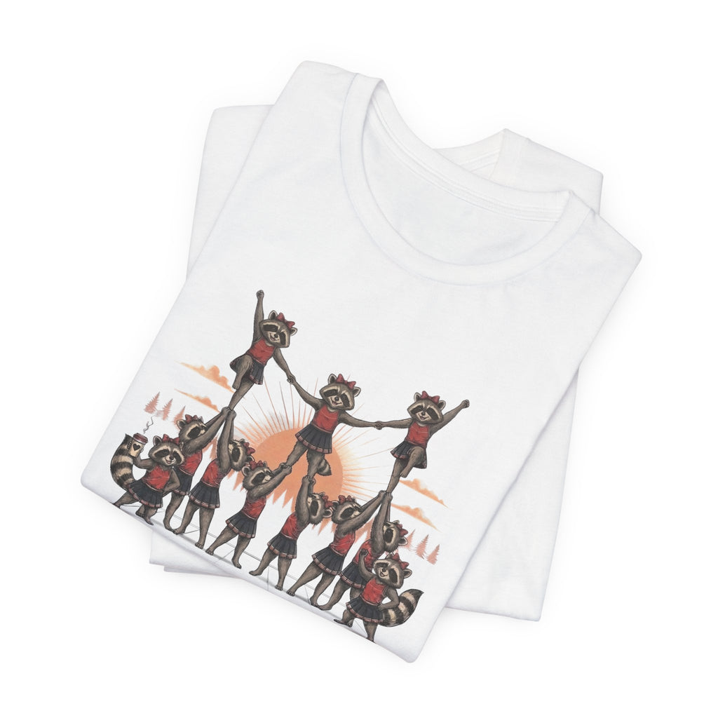 We Stunt at Dawn-Pyramid T-Shirt