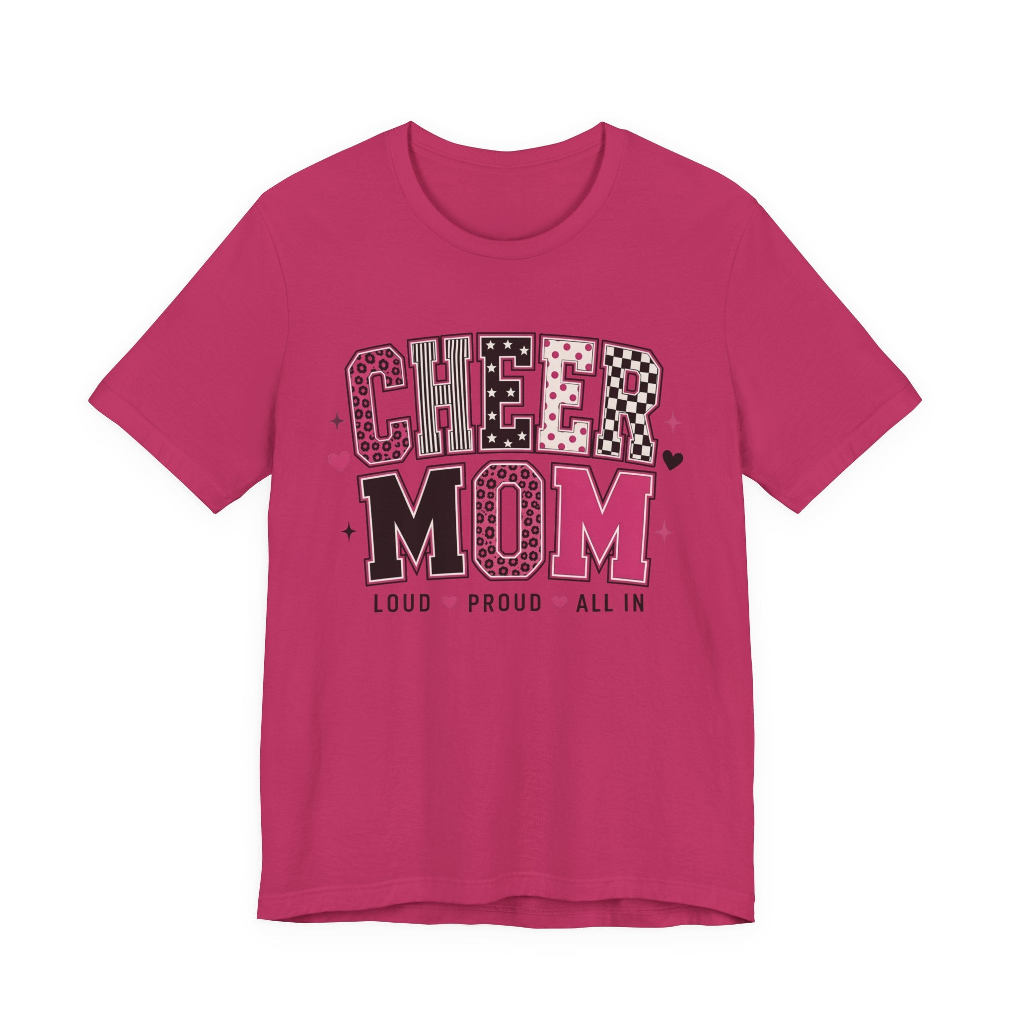 Cheer Mom Loud Proud All In T-Shirt