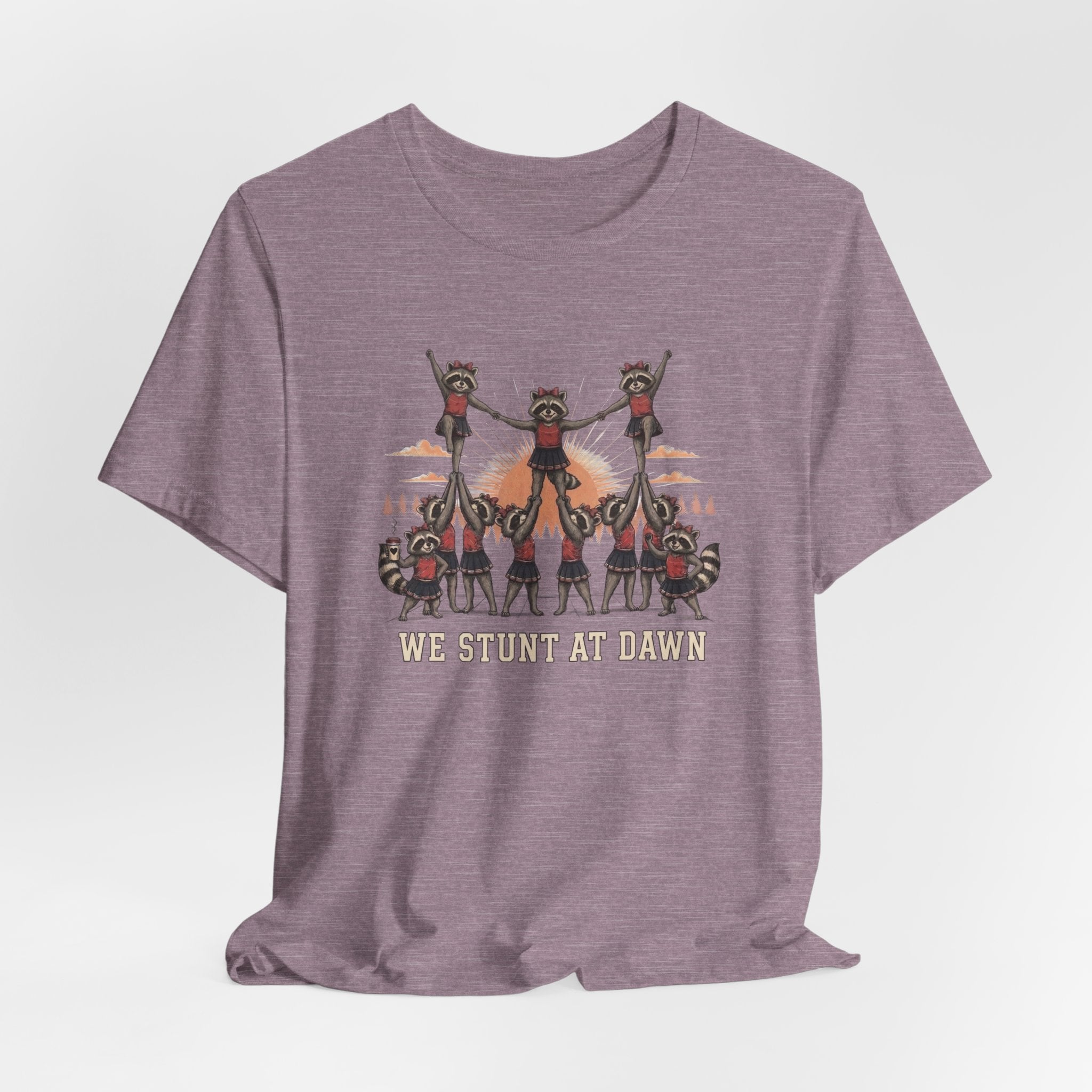 We Stunt at Dawn-Pyramid T-Shirt