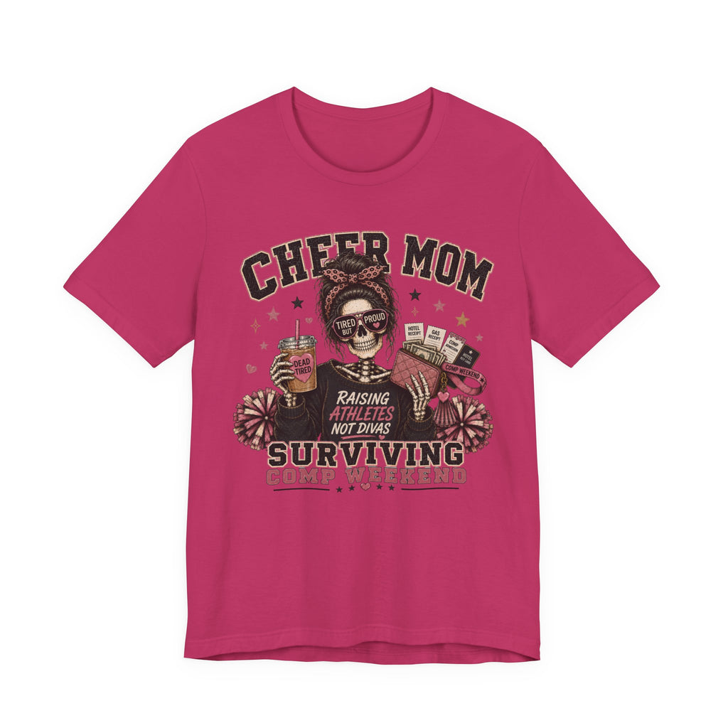 Cheer Mom Skeleton T-Shirt