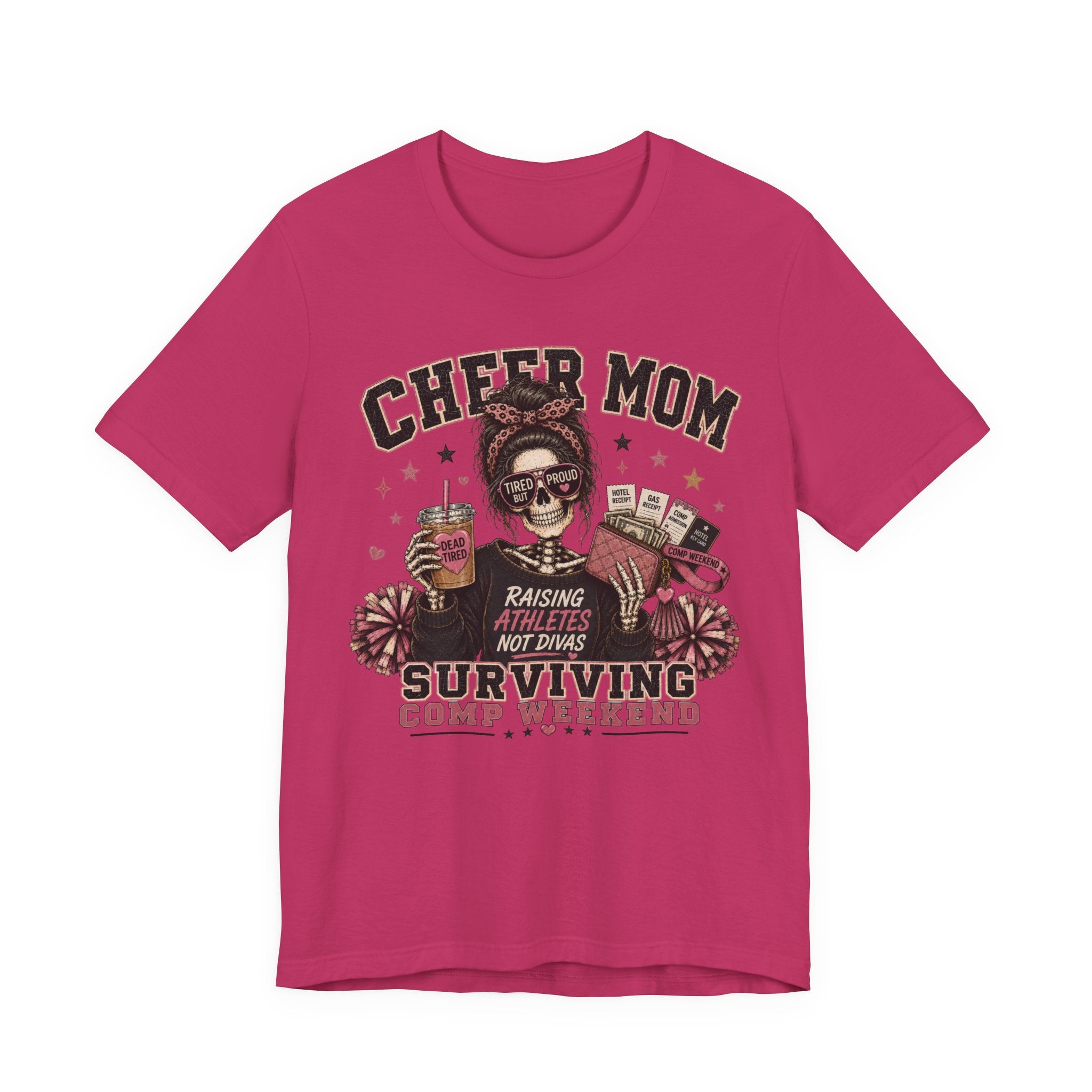 Cheer Mom Skeleton T-Shirt