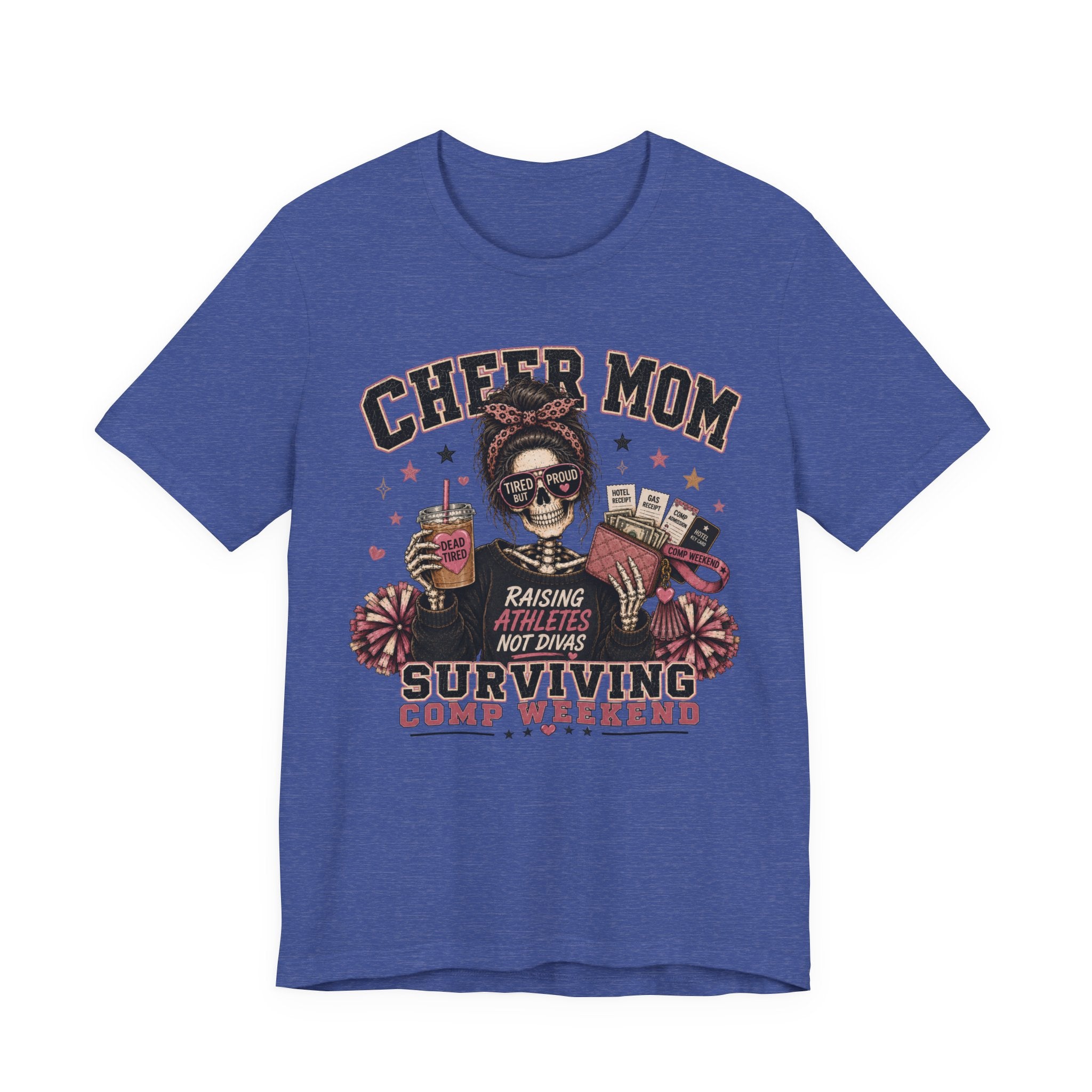 Cheer Mom Skeleton T-Shirt