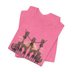 We Stunt at Dawn-Pyramid T-Shirt