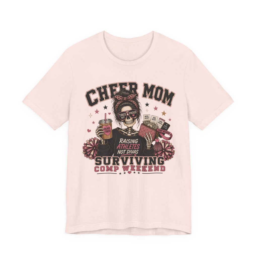 Cheer Mom Skeleton T-Shirt