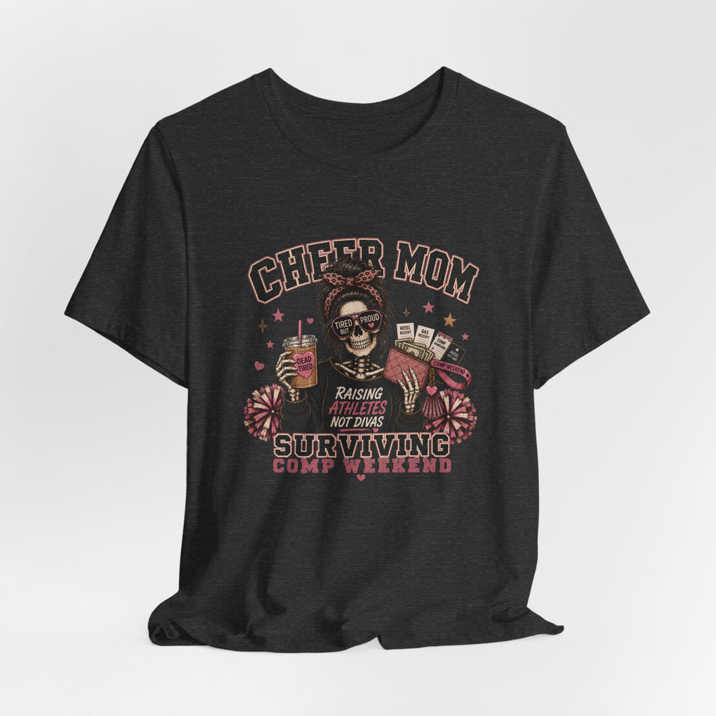 Cheer Mom Skeleton T-Shirt