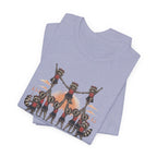 We Stunt at Dawn-Pyramid T-Shirt