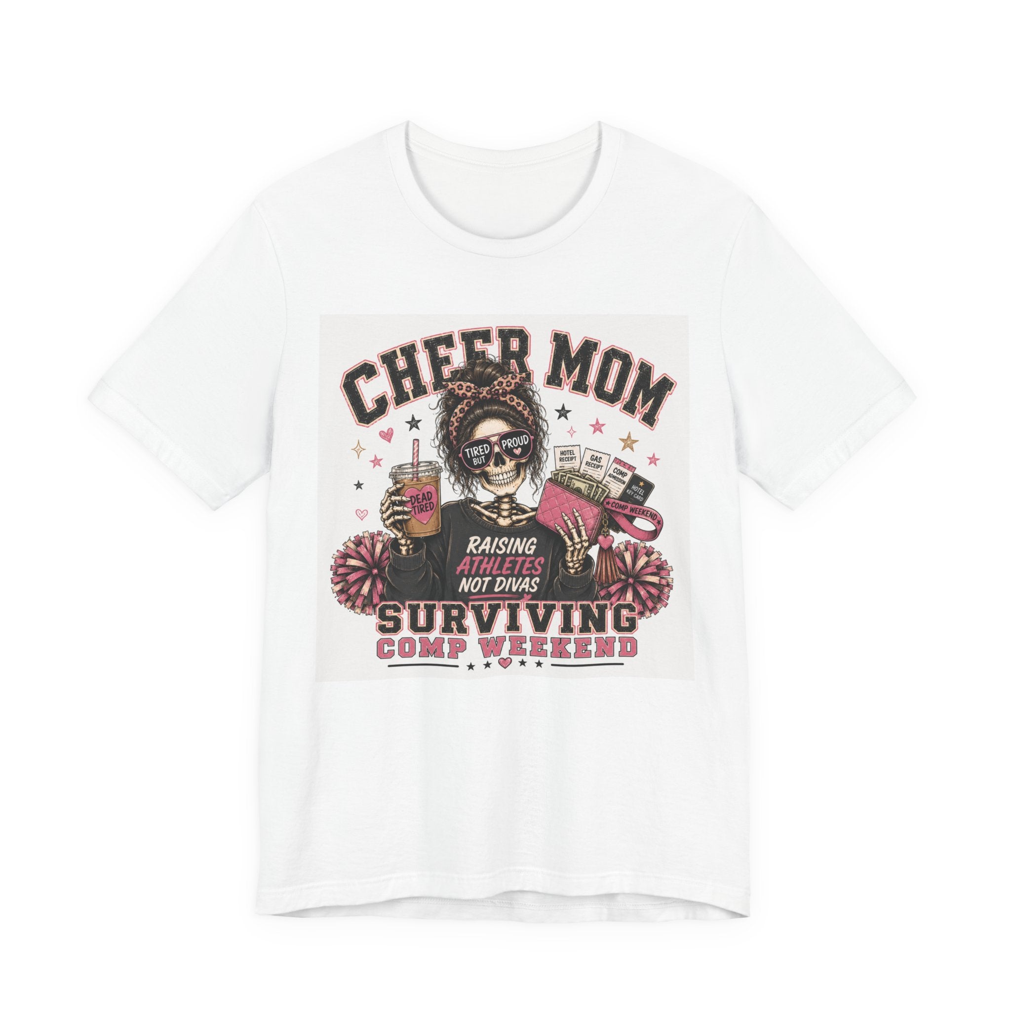 Cheer Mom Skeleton T-Shirt
