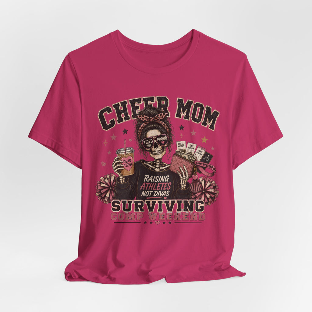 Cheer Mom Skeleton T-Shirt