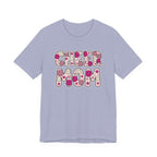 Cheer Mom Smiley Face T-Shirt