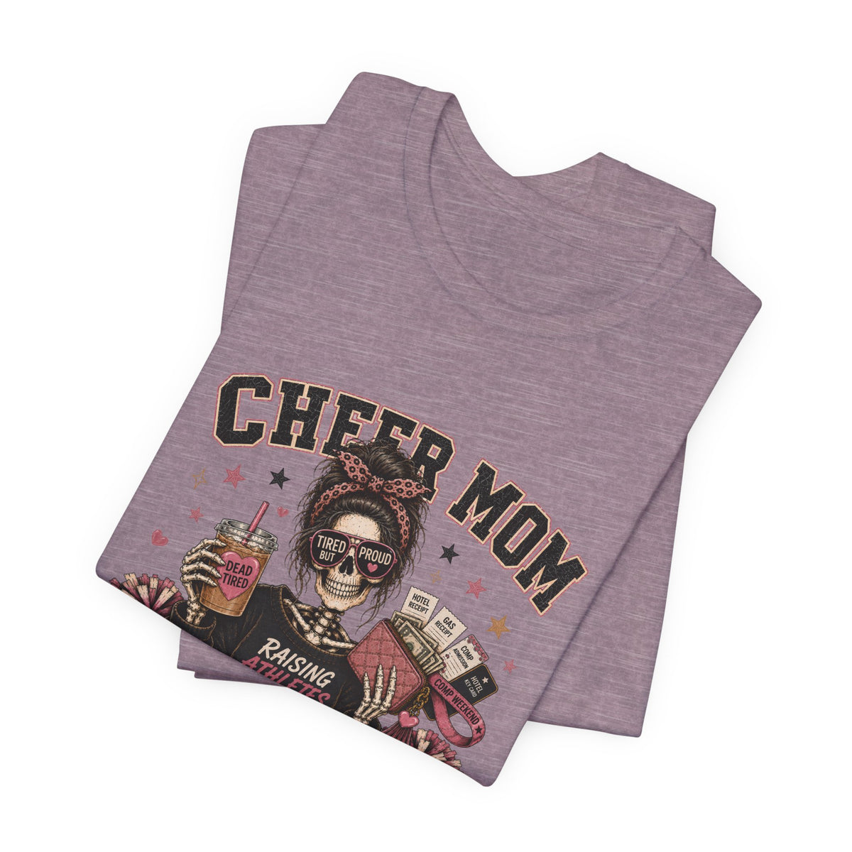 Cheer Mom Skeleton T-Shirt