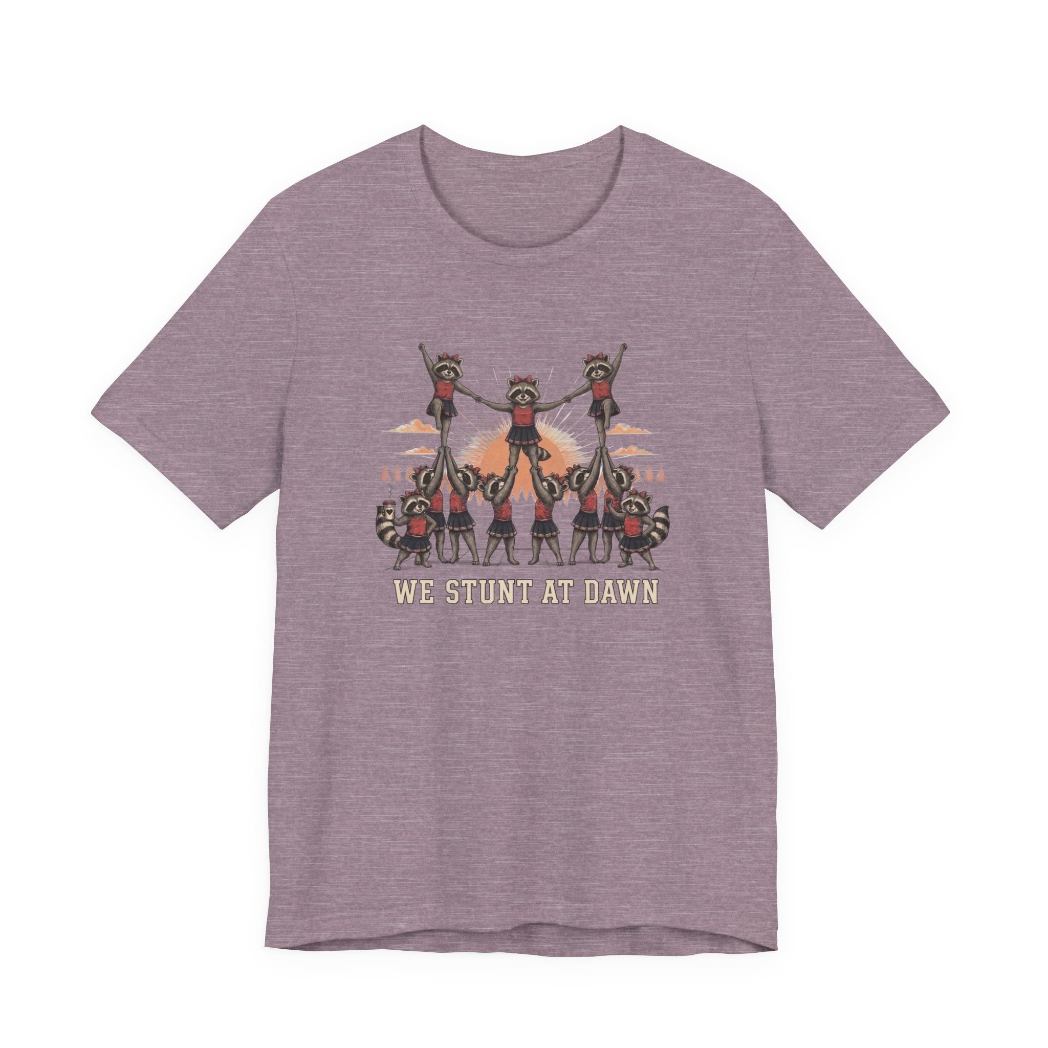 We Stunt at Dawn-Pyramid T-Shirt