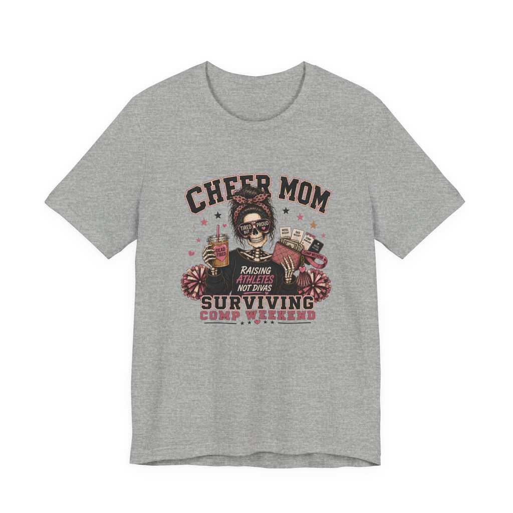 Cheer Mom Skeleton T-Shirt