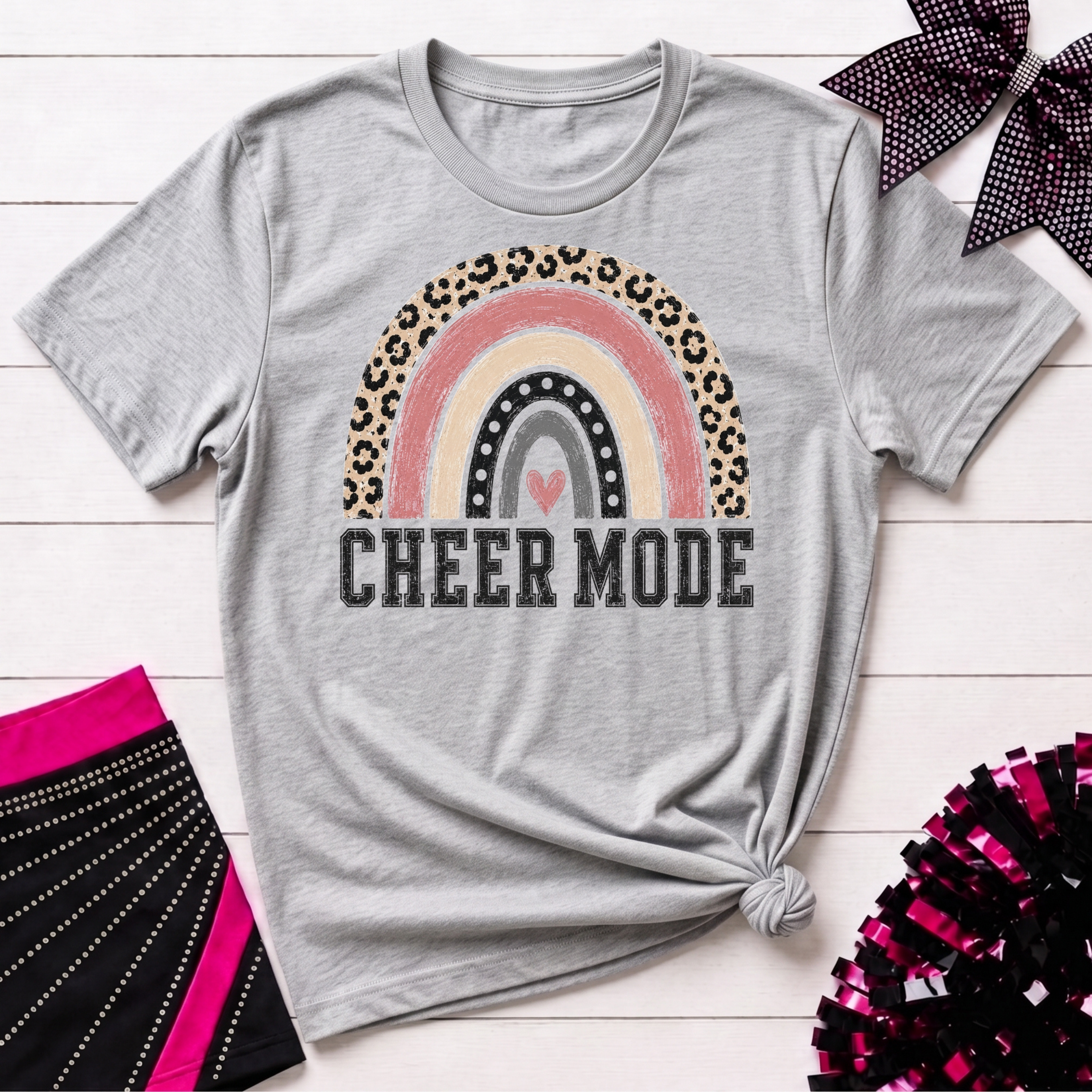 Cheer Mode Rainbow T-Shirt