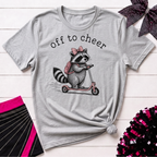 Off to Cheer Raccoon T-Shirt