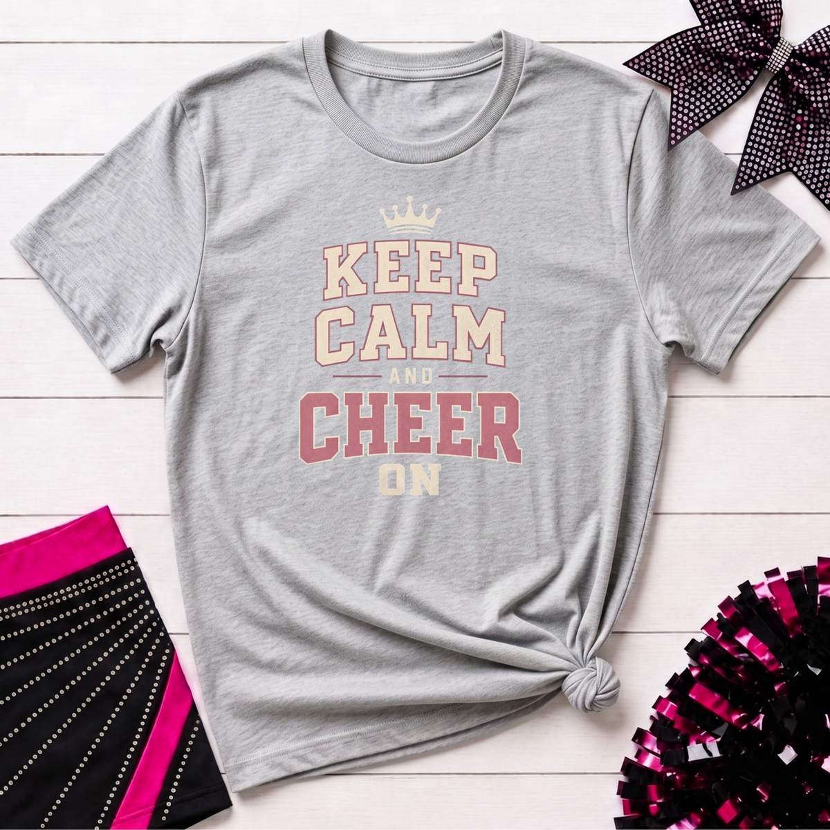 Keep Calm and Cheer On T-Shirt