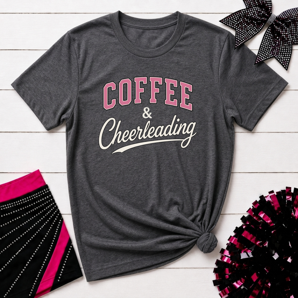 Coffee & Cheerleading T-Shirt