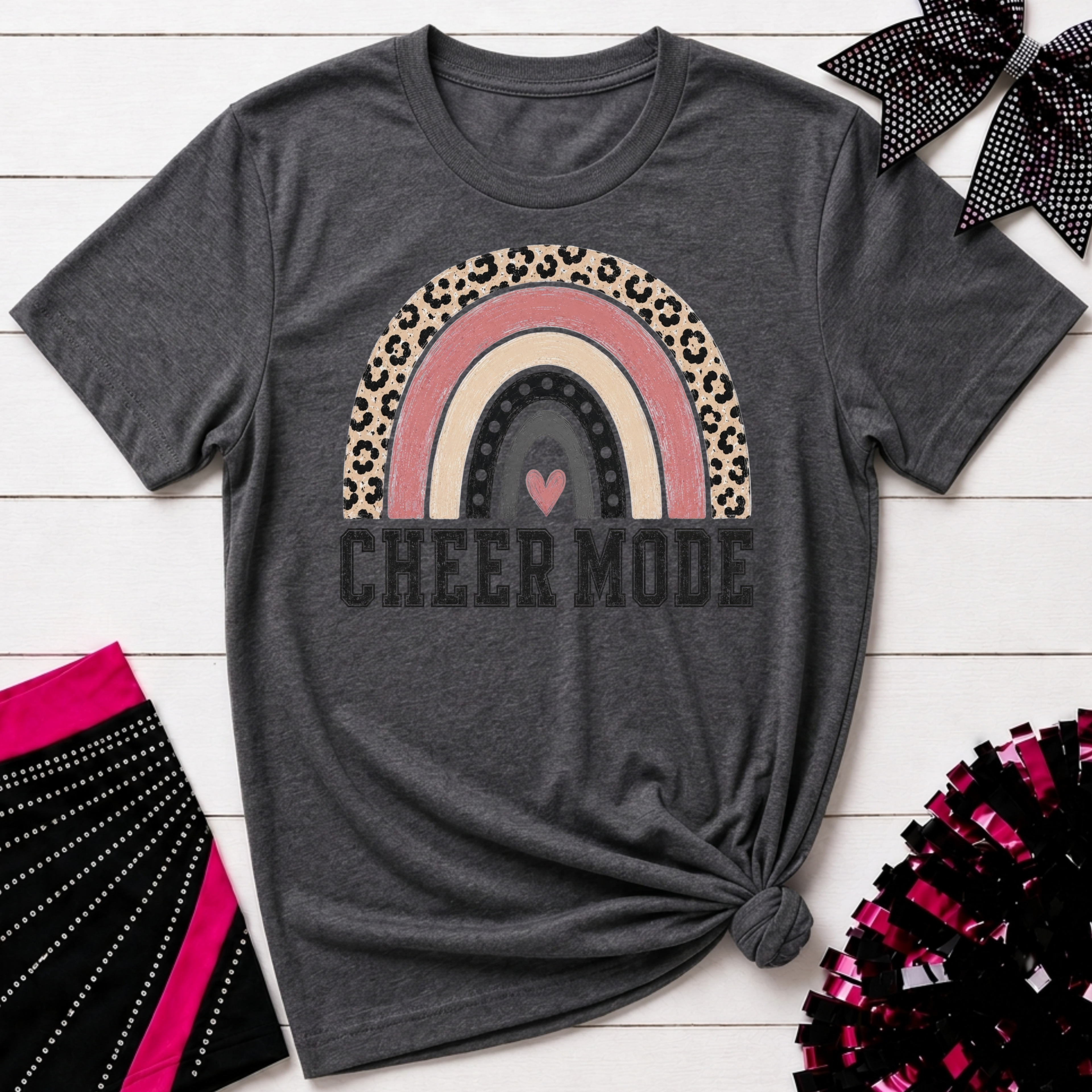 Cheer Mode Rainbow T-Shirt