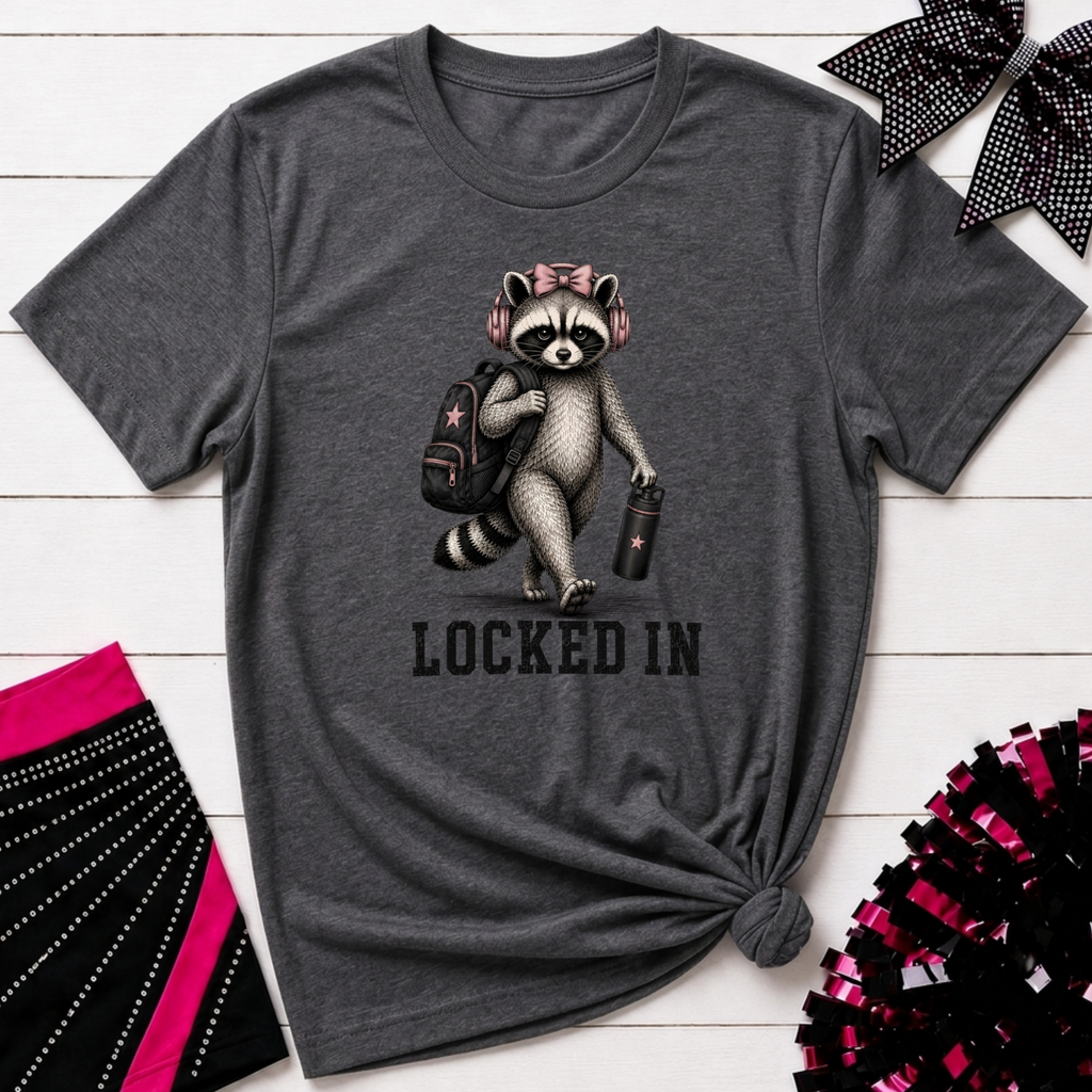 Locked In Raccoon T-Shirt