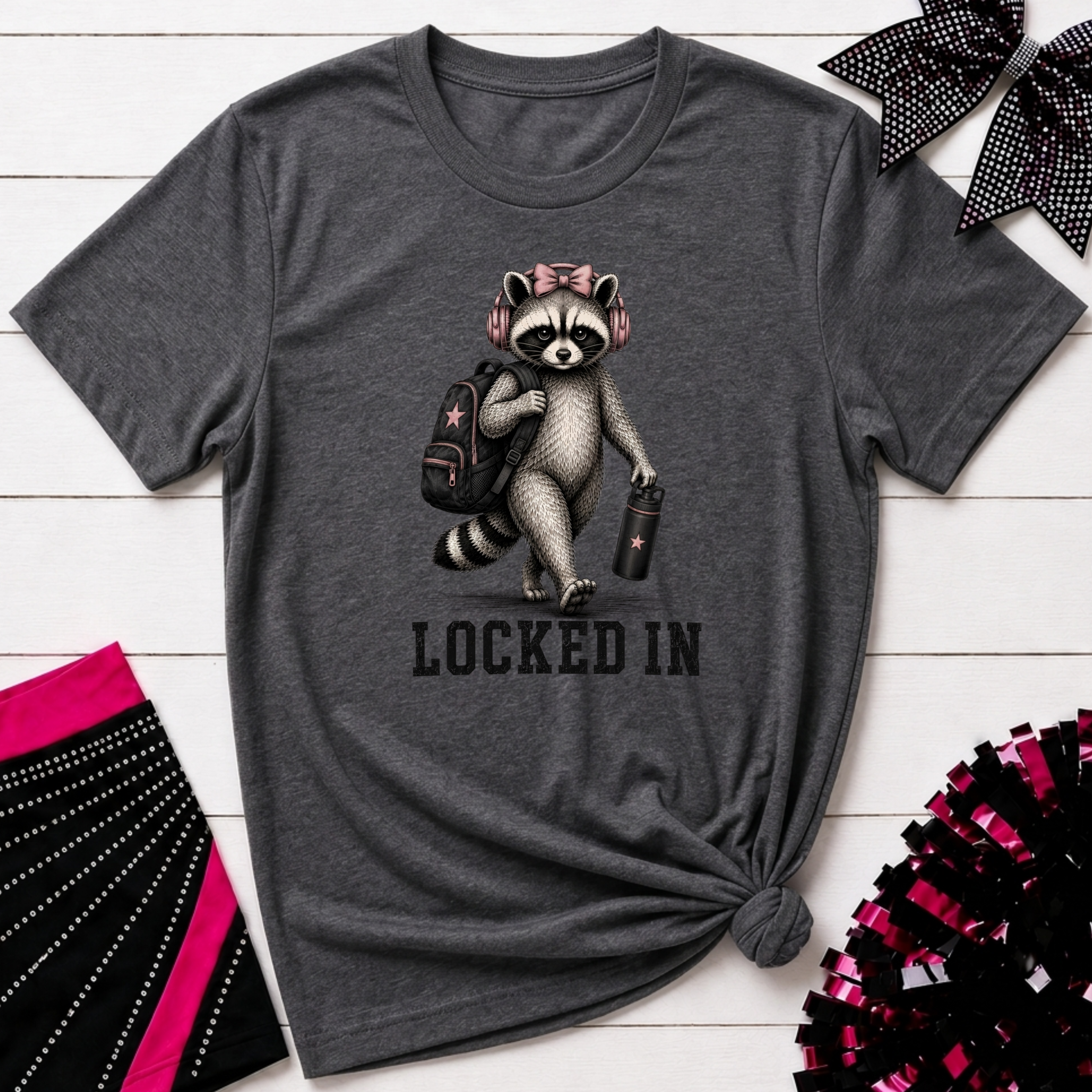 Locked In Raccoon T-Shirt