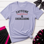 Caffeine Confidence & Cheerleading T-Shirt