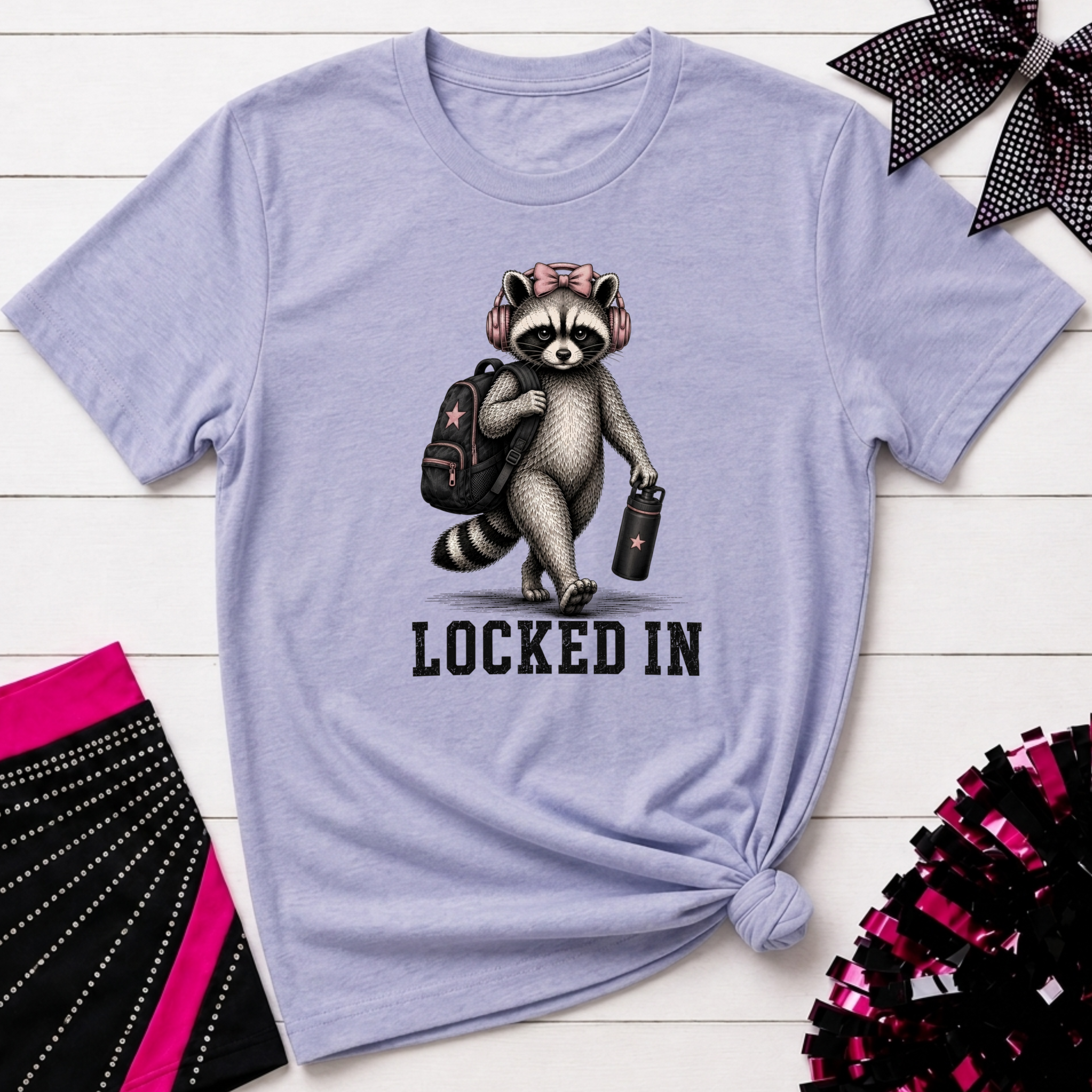 Locked In Raccoon T-Shirt