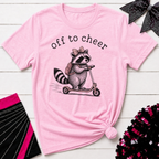 Off to Cheer Raccoon T-Shirt