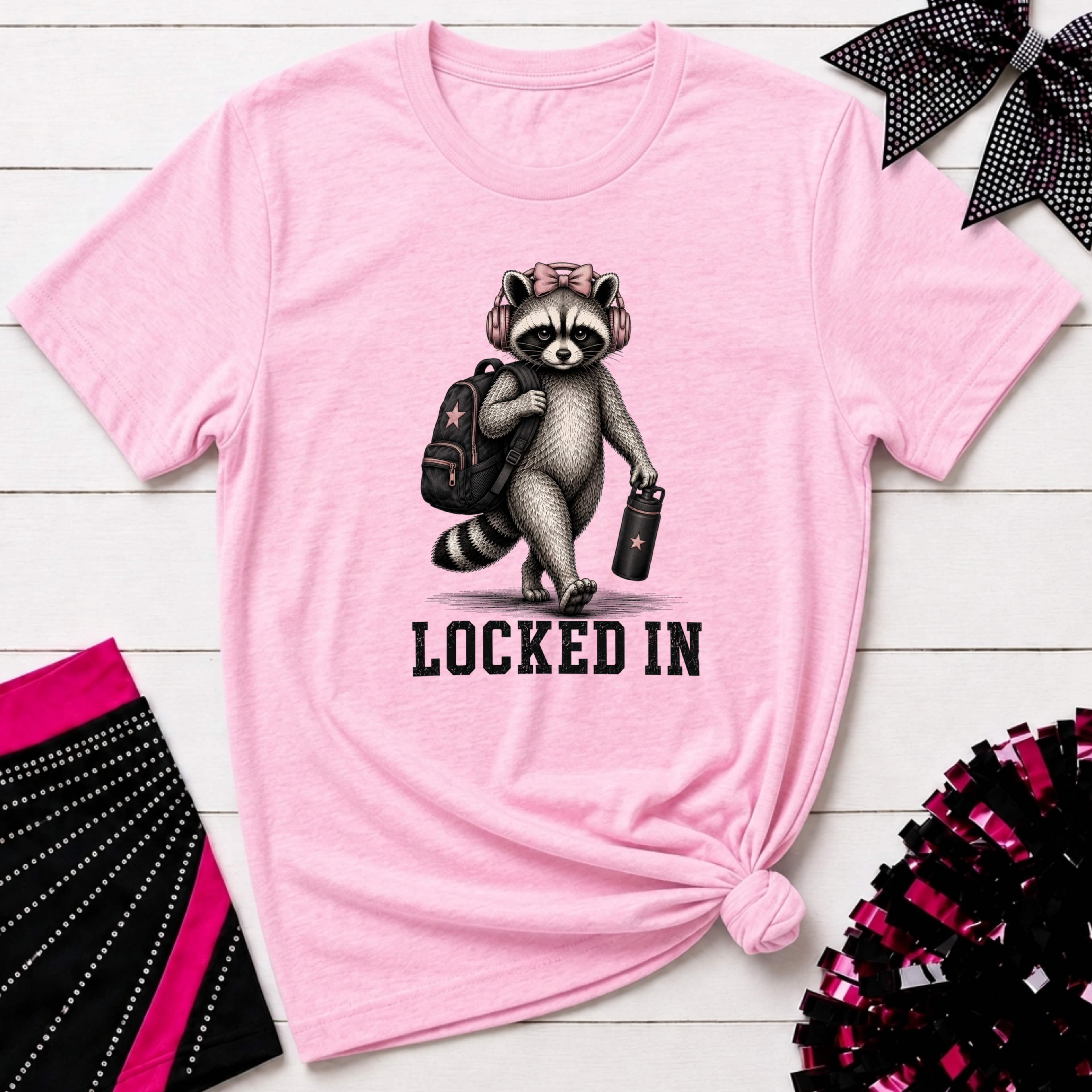 Locked In Raccoon T-Shirt