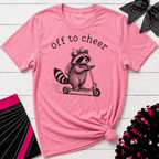 Off to Cheer Raccoon T-Shirt