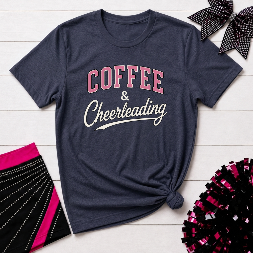Coffee & Cheerleading T-Shirt